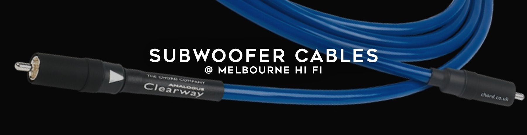 Shop subwoofer cables online at Australia Hi Fi, Australia