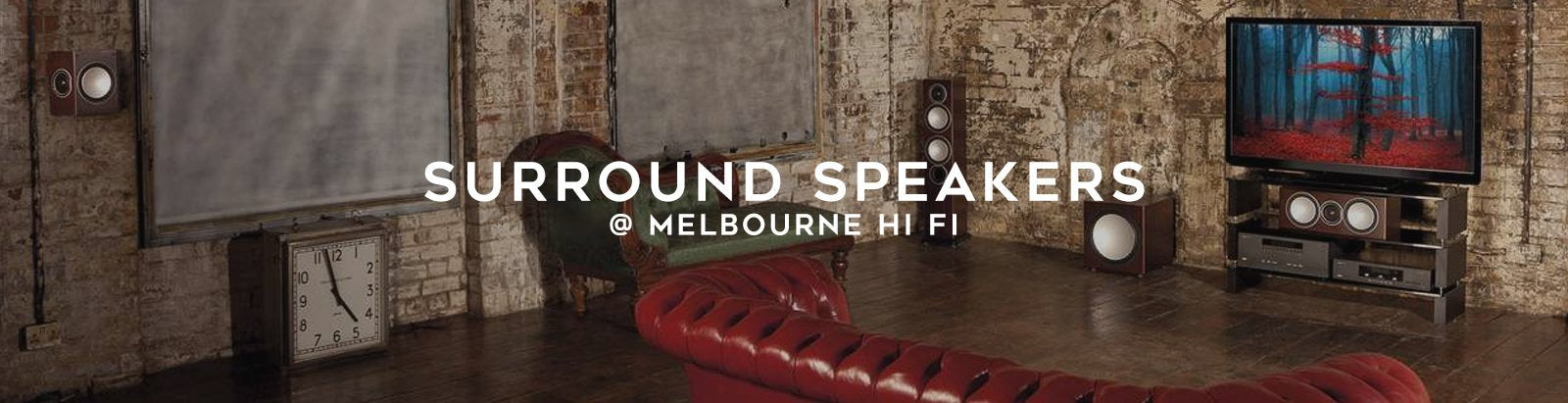 Shop surround speakers at Australia Hi Fi today!