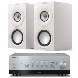 KEF Q Concerto Speakers, Yamaha R-N1000A Network Receiver and AQ cables Pack|Australia Hi Fi2