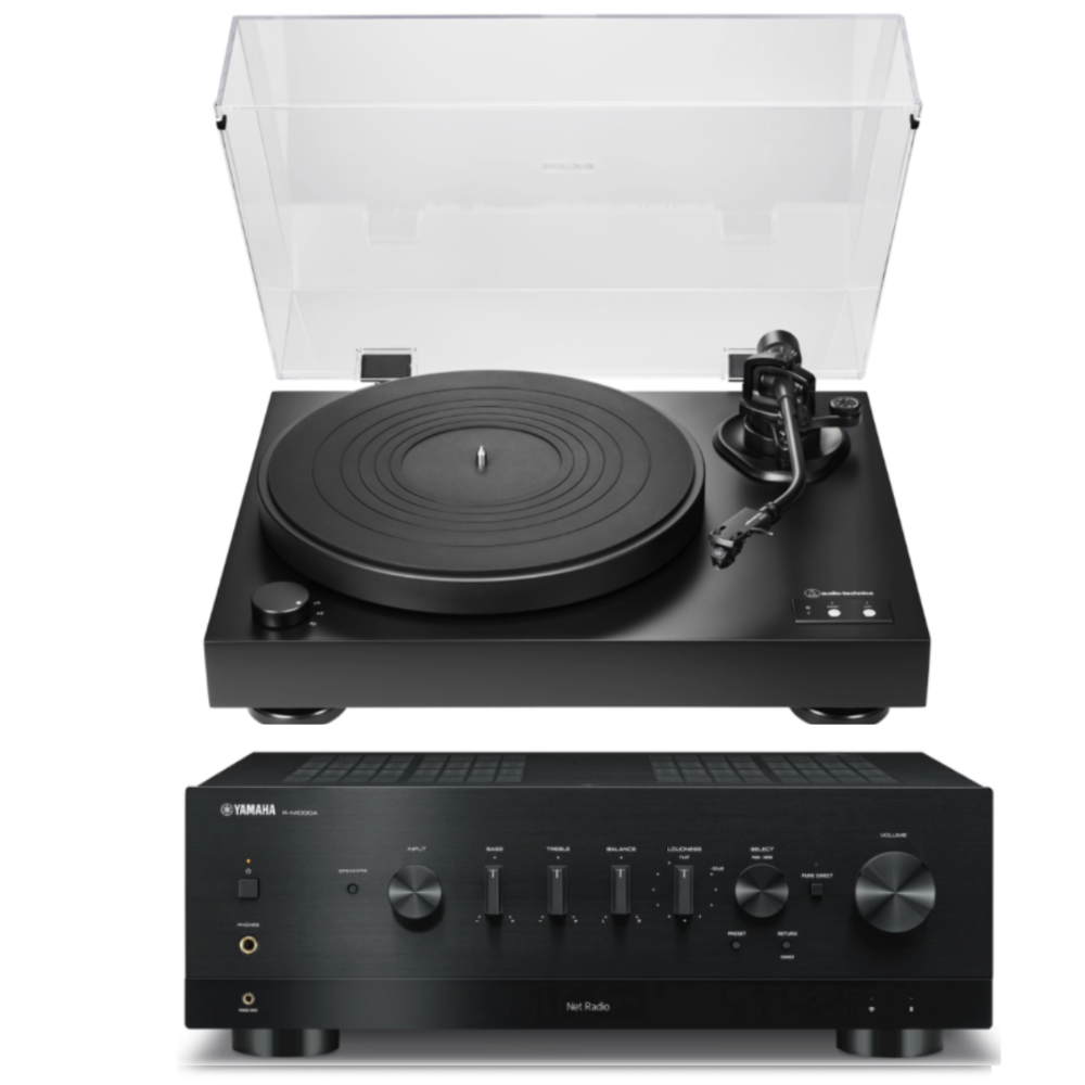 Audio-Technica AT-LP8 turntable and Yamaha R-N1000A Turntable Pack|Australia Hi FI1