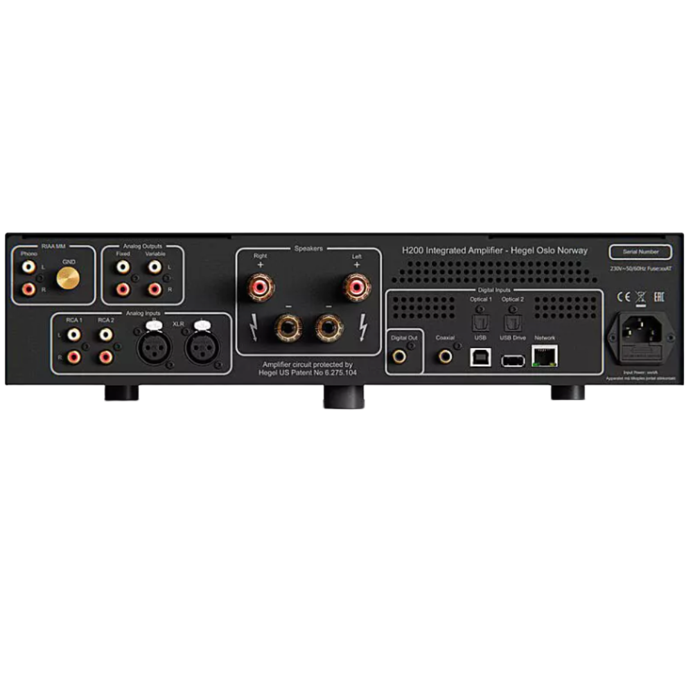 Hegel | H200 Integrated Amplifier | Melbourne Hi Fi6