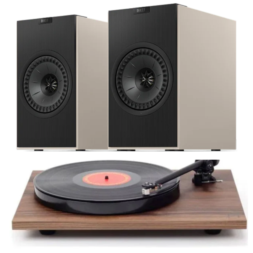KEF Coda W and Rega Planar 1 Turntable Package