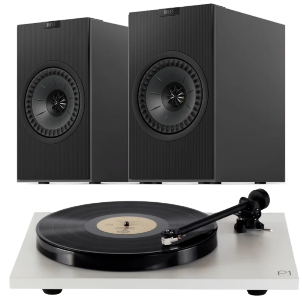 KEF Coda W and Rega Planar 1 Turntable Package