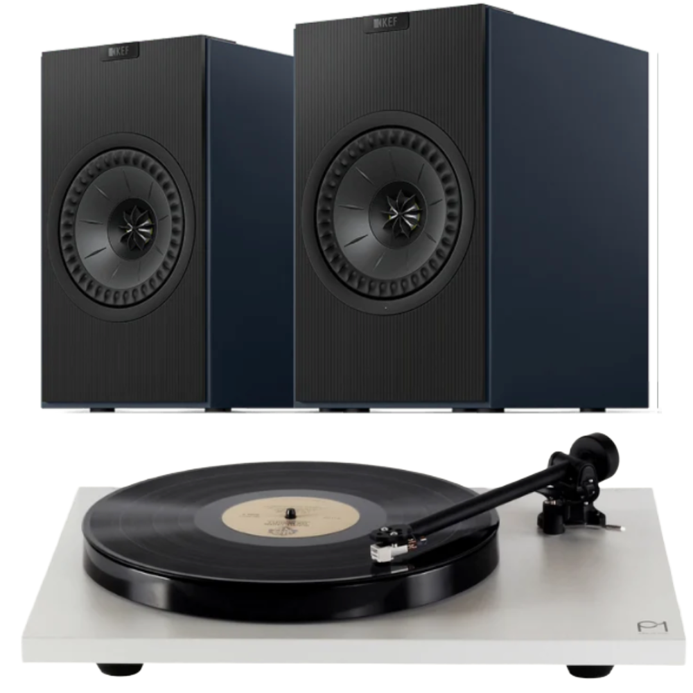 KEF Coda W and Rega Planar 1 Turntable Package