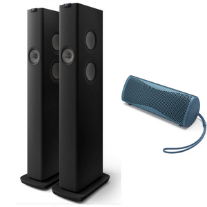 KEF|LS60 Wireless Floorstanding Speakers and KEF Muo speaker bundle|Australia Hi Fi1