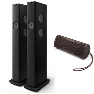 KEF|LS60 Wireless Floorstanding Speakers and KEF Muo speaker bundle|Australia Hi Fi8