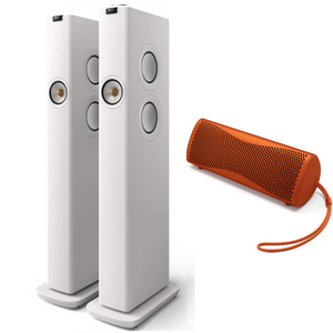 KEF|LS60 Wireless Floorstanding Speakers and KEF Muo speaker bundle|Australia Hi Fi2