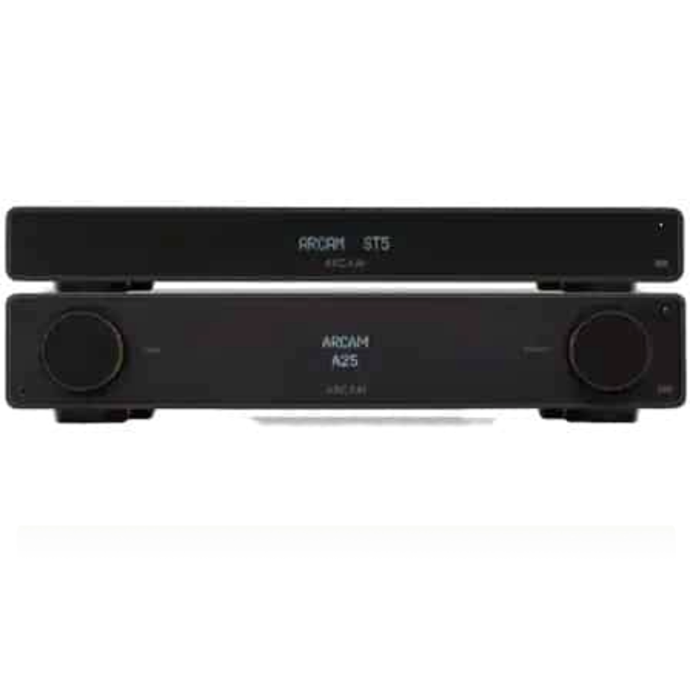 Arcam ST5 Network Streamer and A25+ Amplifier bundle