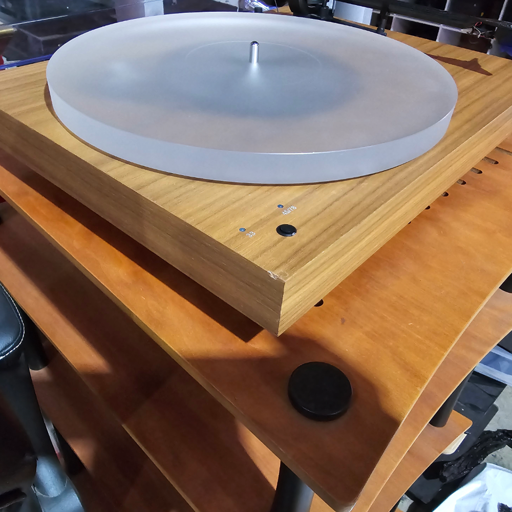 Pro-Ject X1 Turntable Walnut with Ortofon 2M Blue Cartridge Open Box