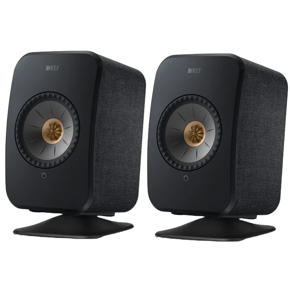 KEF|LSX II Bookshelf Speakers, Kube 8b MIE Subwoofer and P1 Desk Pad Bundle|Australia Hi Fi6