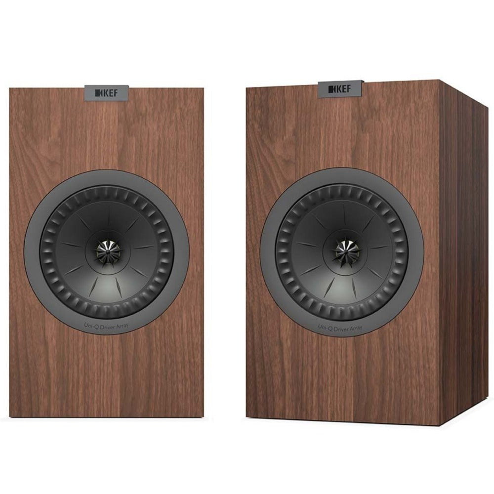 KEF | Q350 Bookshelf Speakers Walnut | Australia Hi FI