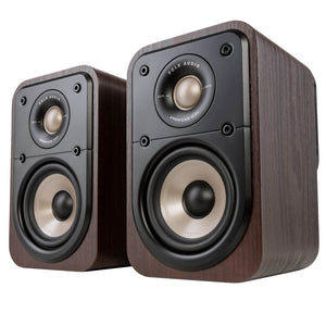 Polk Audio|Signature Elite ES10 Bookshelf Speakers Walnut Open Box|Australia Hi Fi1