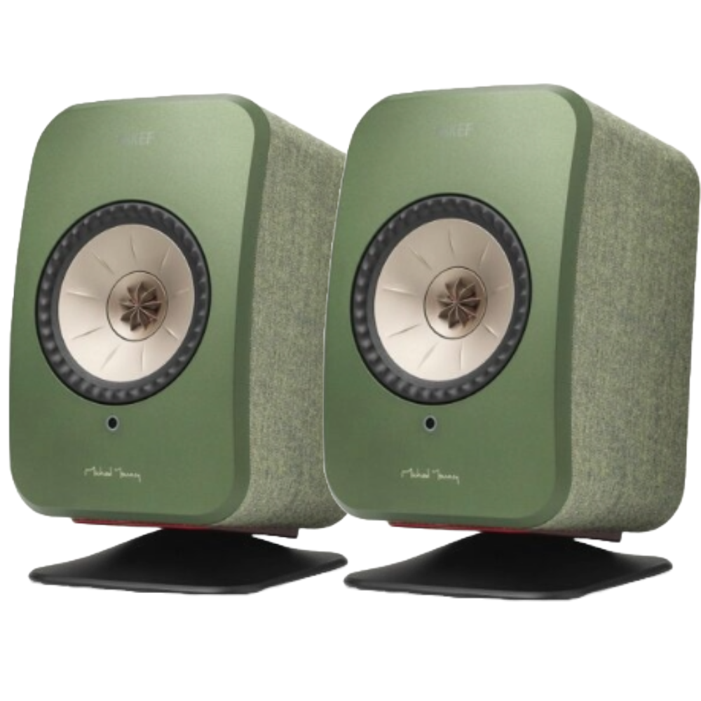 KEF LSX II Bookshelf Speakers and KEF P1 Desk Pad Bundle | Melbourne Hi Fi4