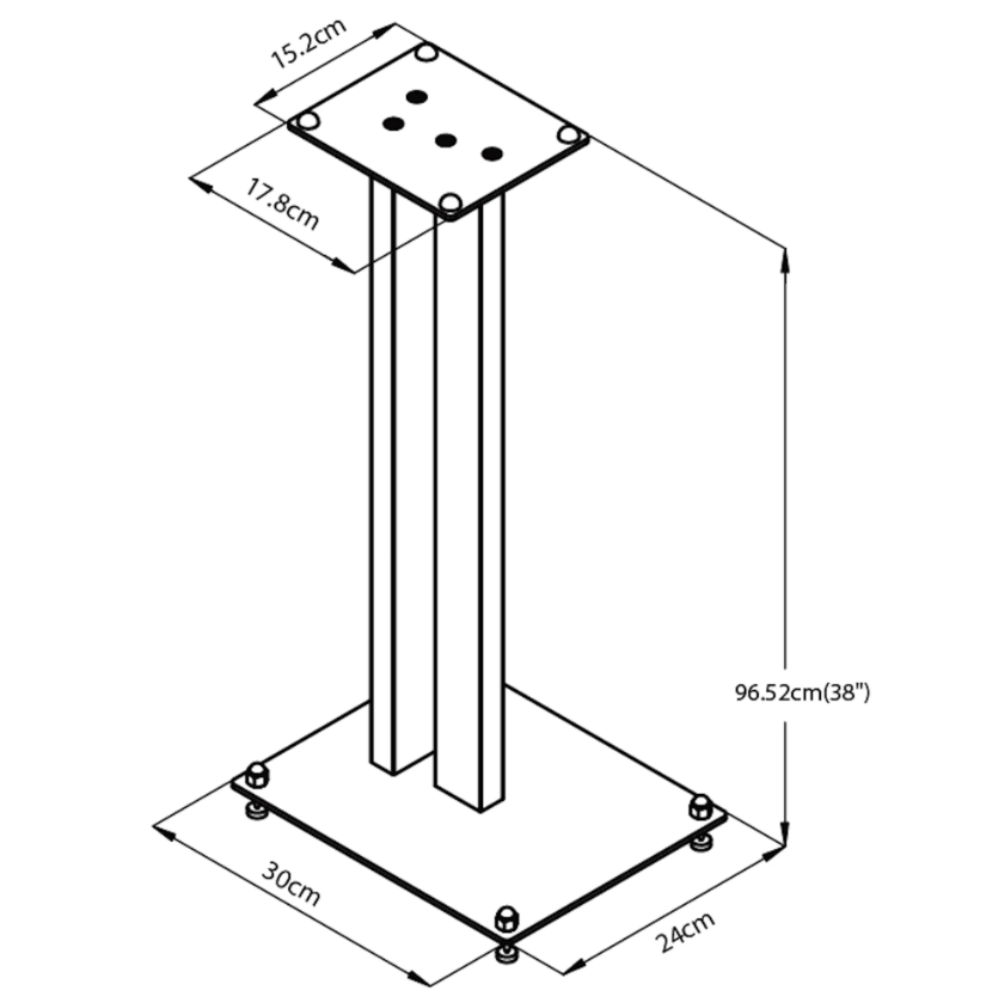 Tauris | SP199-38 Speaker Stands | Melbourne Hi Fi5