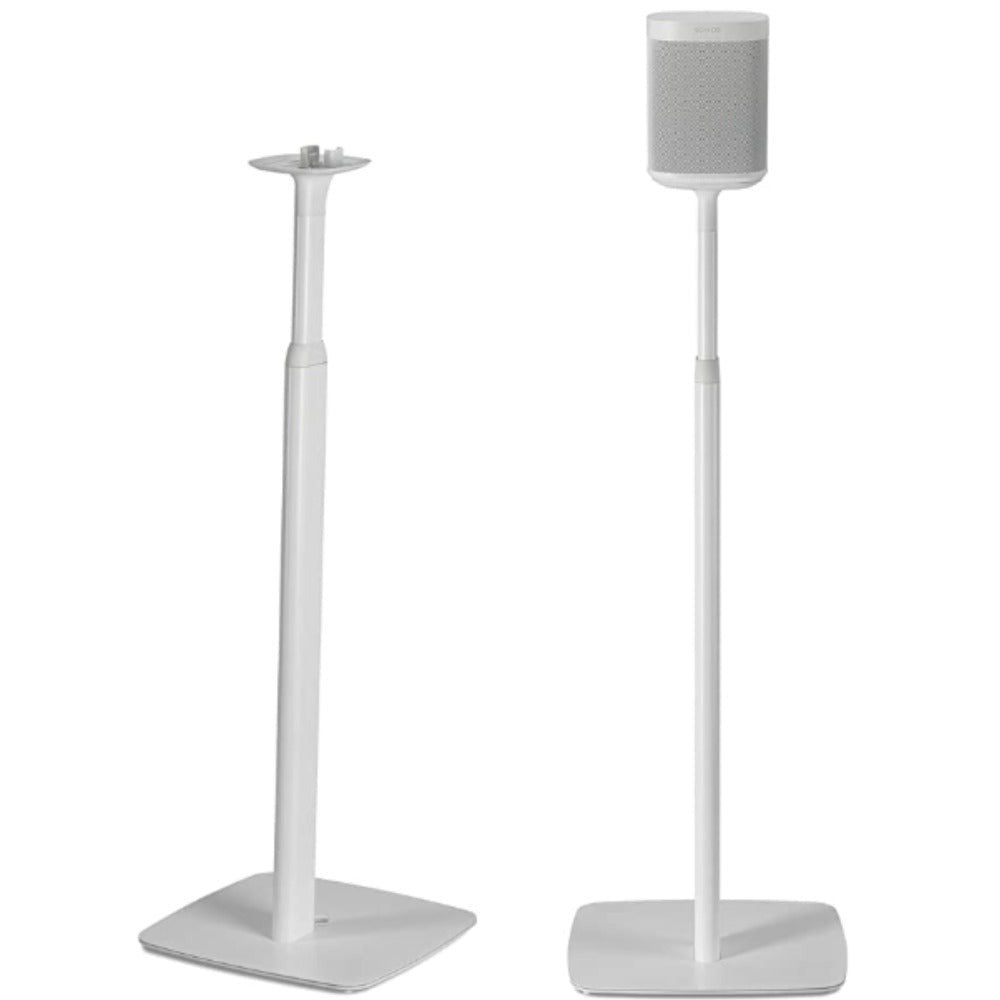 Flexson | Adjustable Floorstands for Sonos Play 1 White | Australia Hi Fi