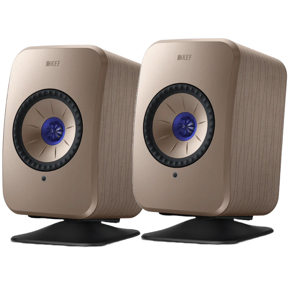 KEF LSX II Bookshelf Speakers and KEF P1 Desk Pad Bundle | Melbourne Hi Fi5