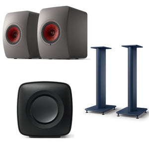 KEF | LS50 Wireless II Speakers, KC Subwoofer and S2 Floor Stands Bundle | Australia Hi Fi5