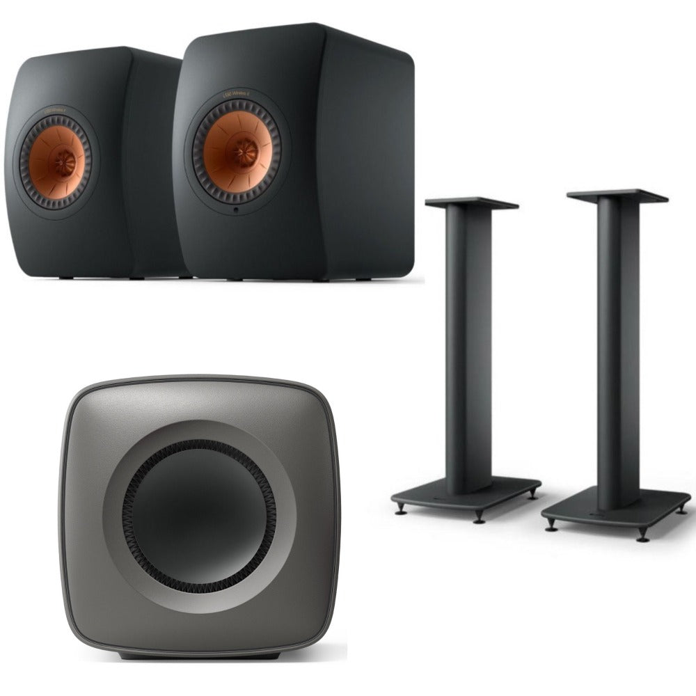 KEF | LS50 Wireless II Speakers, KC Subwoofer and S2 Floor Stands Bundle | Australia Hi Fi7