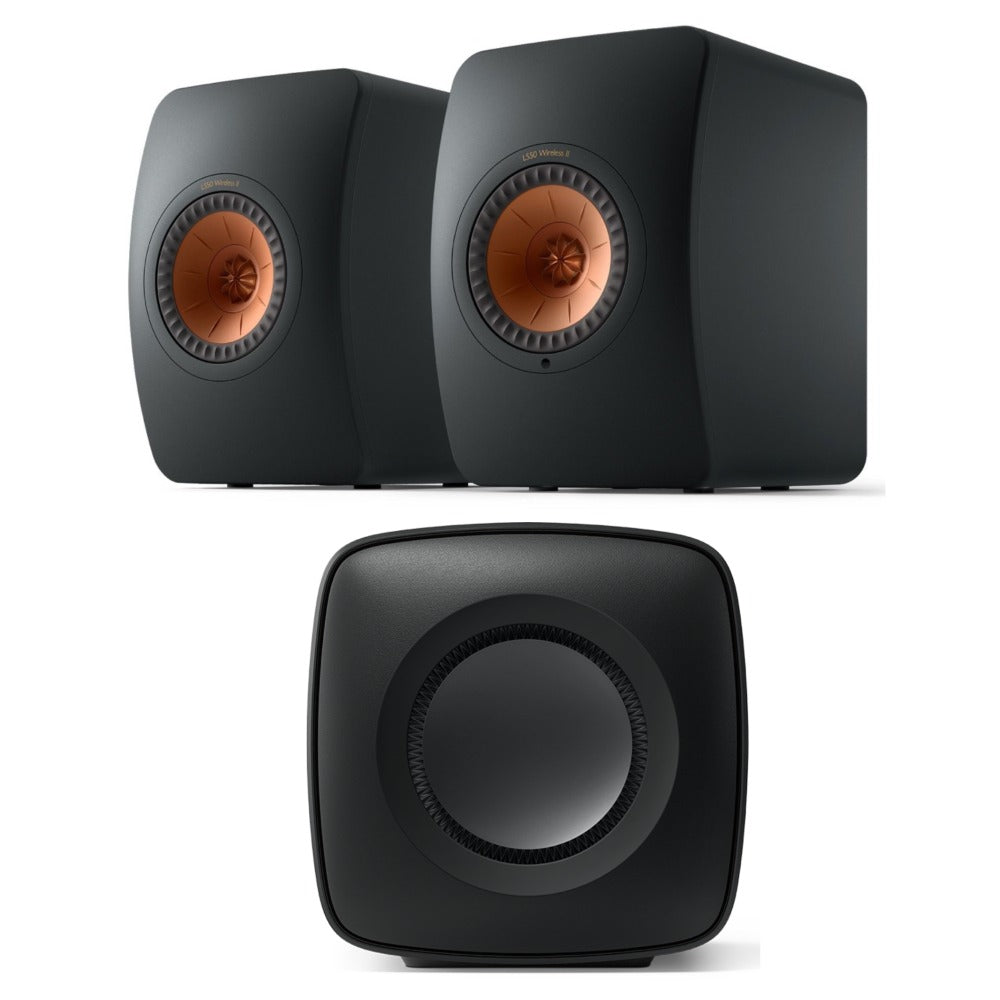 KEF | LS50 Wireless II Speakers and KC62 Subwoofer Bundle | Australia Hi Fi1