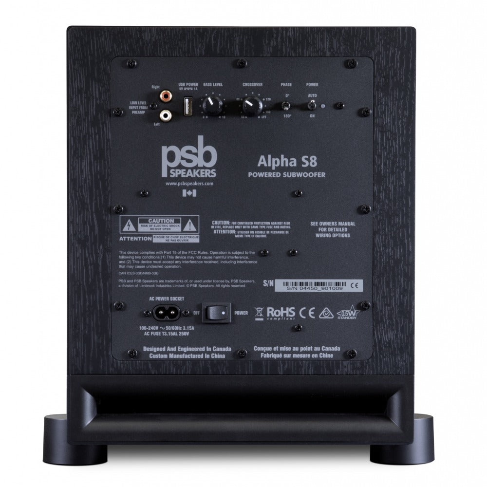 PSB | Alpha S8 Subwoofer | Australia Hi Fi5