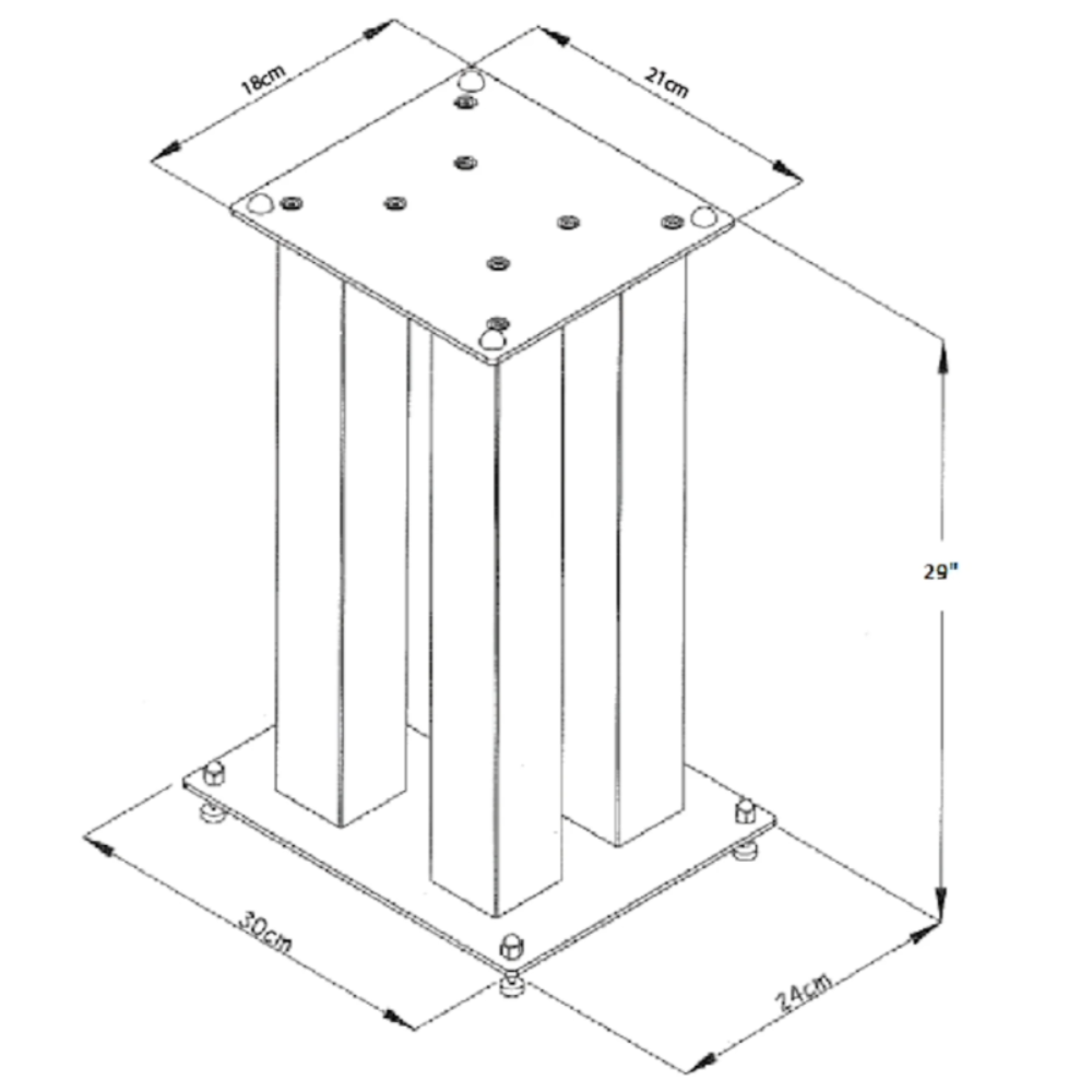 Tauris | Opal SP121-29 Speaker Stands | Melbourne Hi Fi5