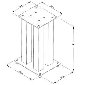 Tauris | Opal SP121-29 Speaker Stands | Melbourne Hi Fi5