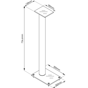 Tauris | Opal SS29 Speaker Stands | Australia Hi Fi5