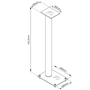 Tauris | Opal SS38 Speaker Stands | Australia Hi Fi4