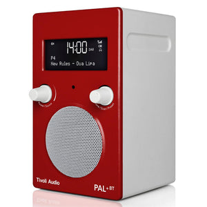 Tivoli Audio|PAL+ BT Bluetooth, FM/DAB+ Portable Radio Red White|Australia Hi Fi2
