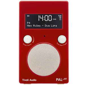 Tivoli Audio|PAL+ BT Bluetooth, FM/DAB+ Portable Radio Red White|Australia Hi Fi1